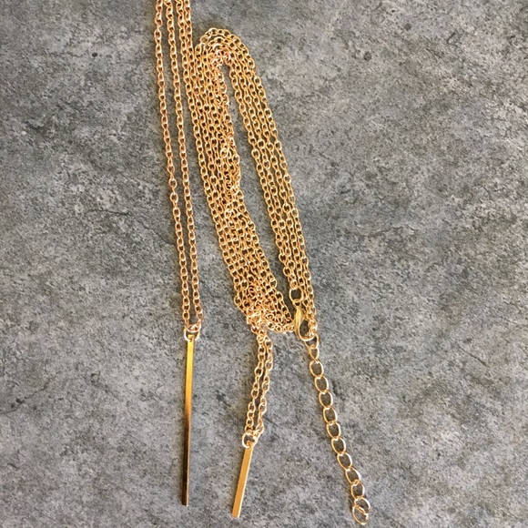 MORE COMING Gold Plated Double Layer Necklace - Picture 5 of 8